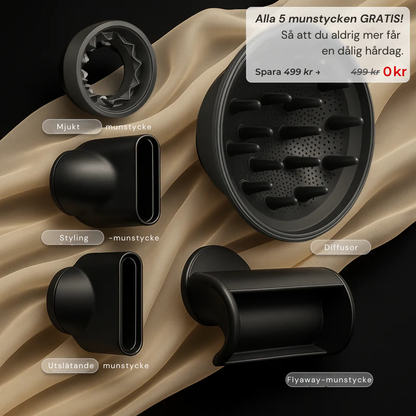 AirPro™ 5-i-1 Högprestanda Hårfön