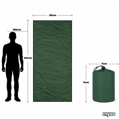 TalviKilpi™ Bivy Bag – Kompakti Hätämakuu﻿pussi