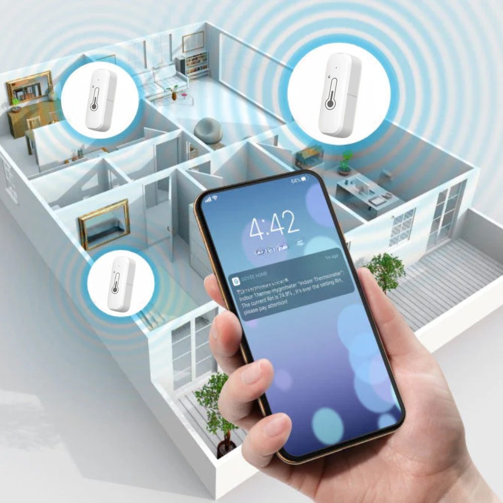TempSense™ Wi-Fi-lämpö- ja kosteusmittari – lämpötila- ja kosteusanturi