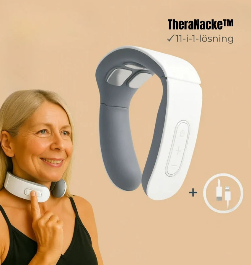 TheraNacke™ 11-i-1 Nacklösning | Slappna av i dina nackmuskler på bara 15 minuter – var och när du vill