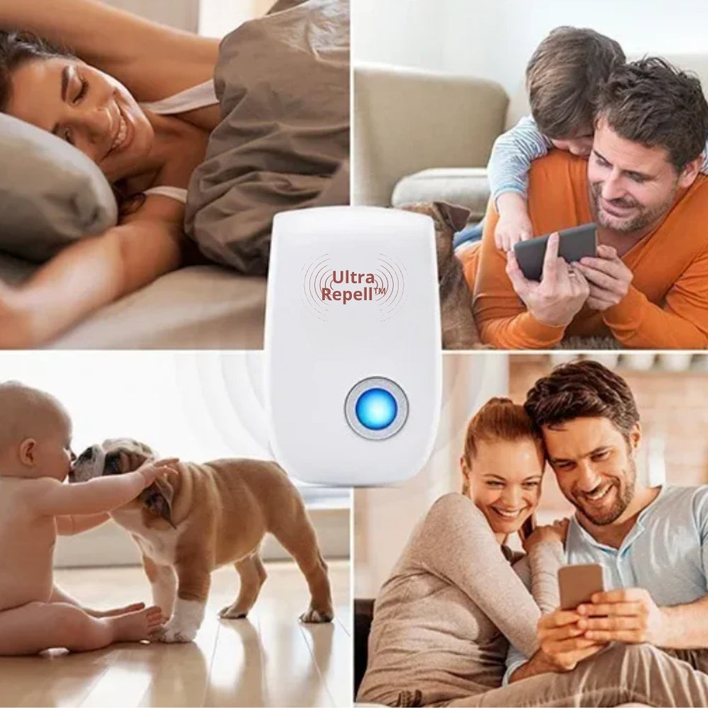 UltraRepell™ ultraäänihyönteiskarkotin – turvallinen ja huoltovapaa