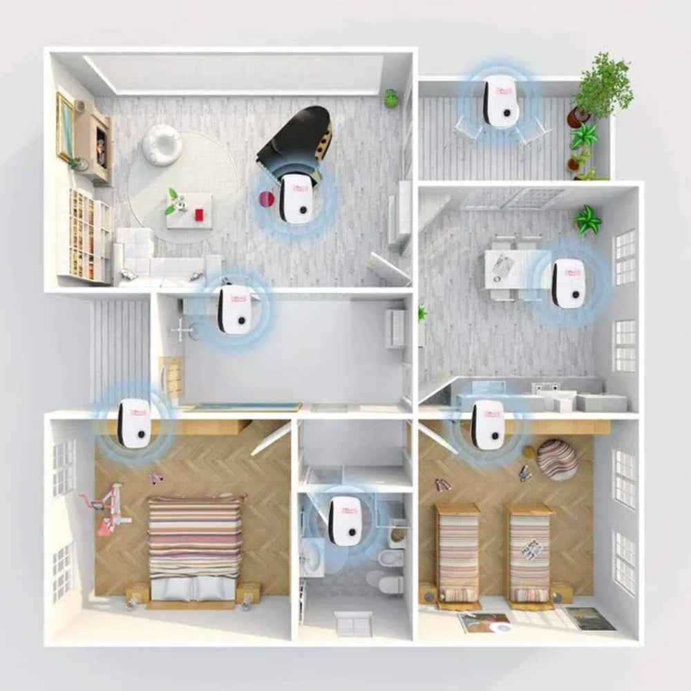 UltraRepell™ ultraäänihyönteiskarkotin – turvallinen ja huoltovapaa