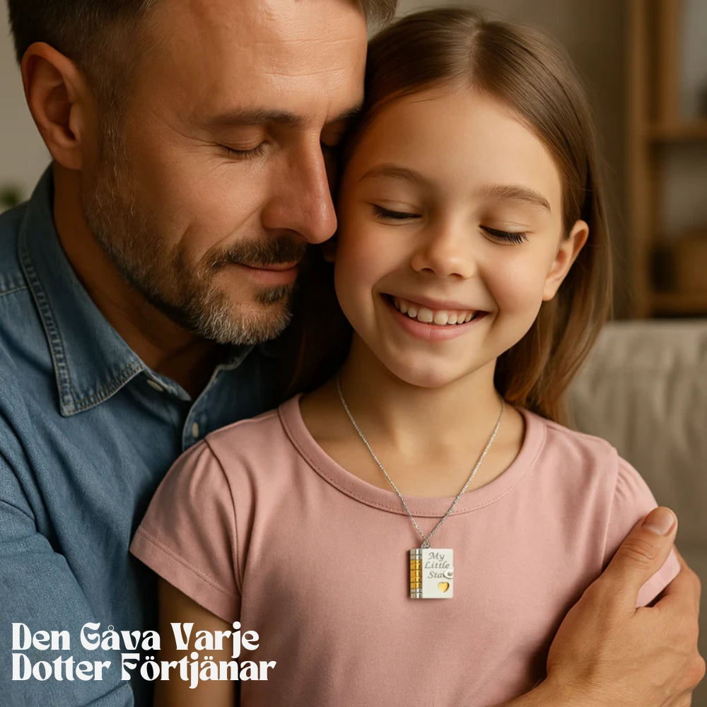 VärdefullaEn™ Mitt Lilla Stjärnhalsband – Gåva till Dotter