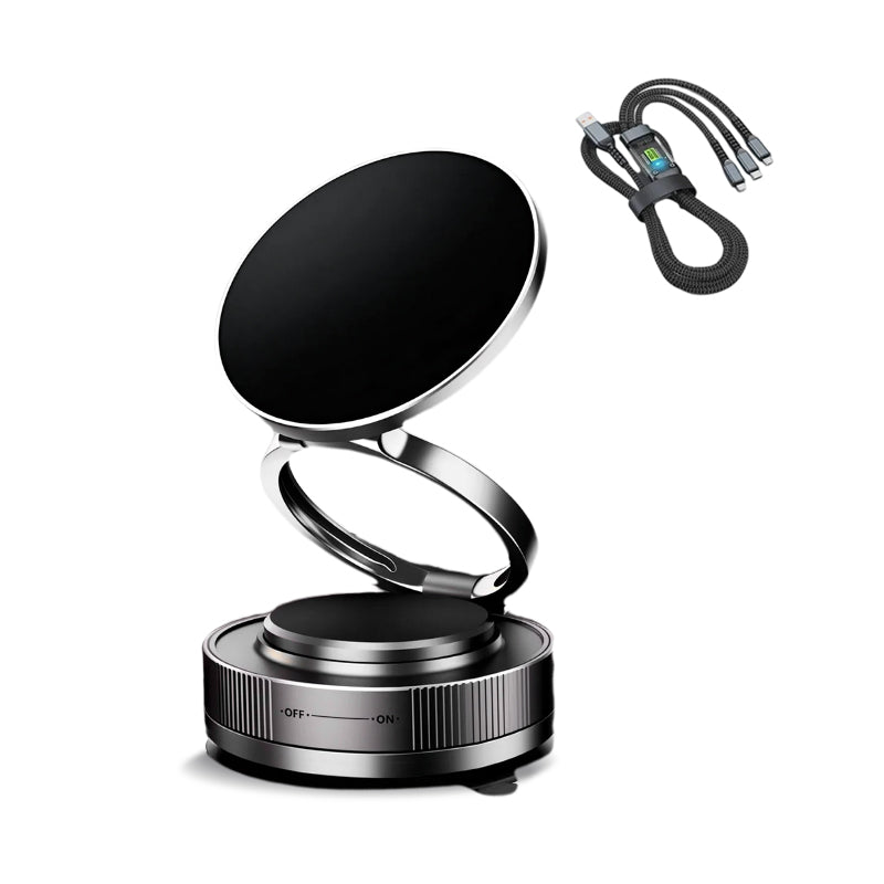 🔥Osta enemmän, säästä enemmän🔄360° säädettävä magneettinen puhelinteline imukupilla📱🚗 