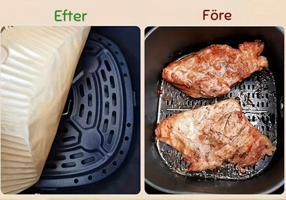 AirMate™ Luftfritös Pappersinsatser | Non-stick, Smutsfri Matlagning