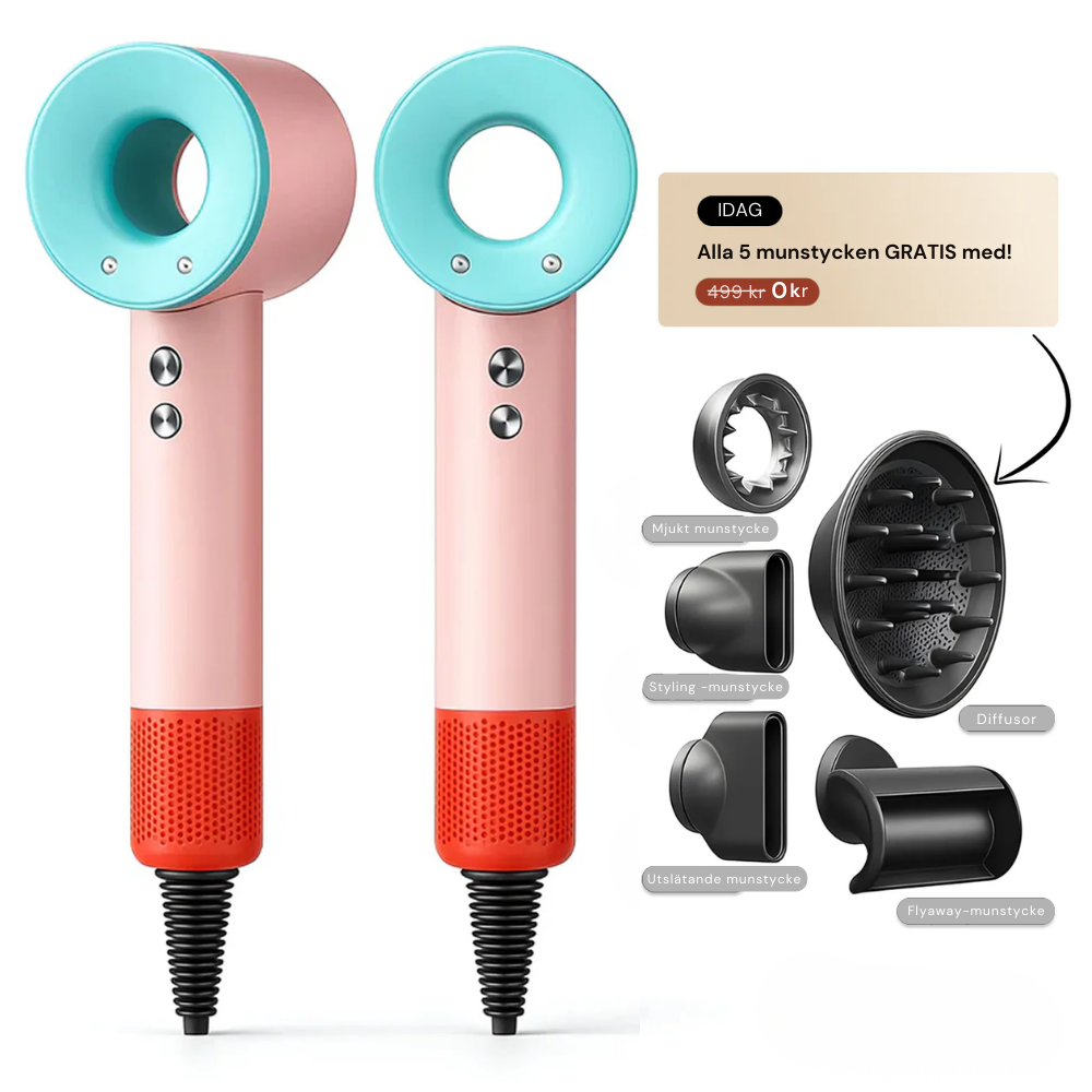 AirPro™ 5-i-1 Högprestanda Hårfön