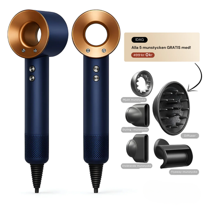 AirPro™ 5-i-1 Högprestanda Hårfön