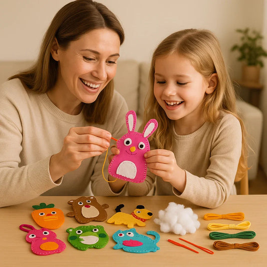 FiltKul™ Säkert Filt-Djursset för att Sy Själv