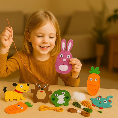 FiltKul™ turvallinen huopaeläinsetti ompeluun