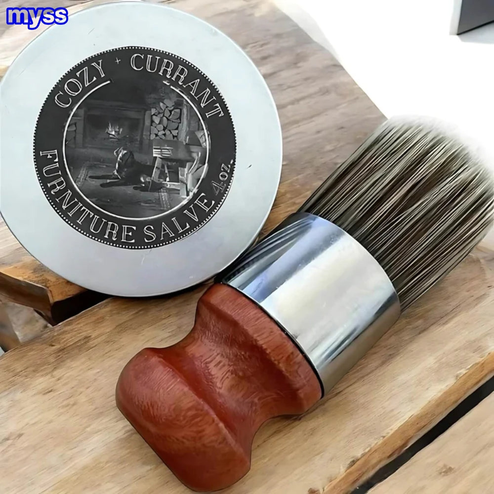 ÅterGlans™ Huonekalujen kiillotusaine nahalle ja puulle | Naarmunpoistoaine + harja