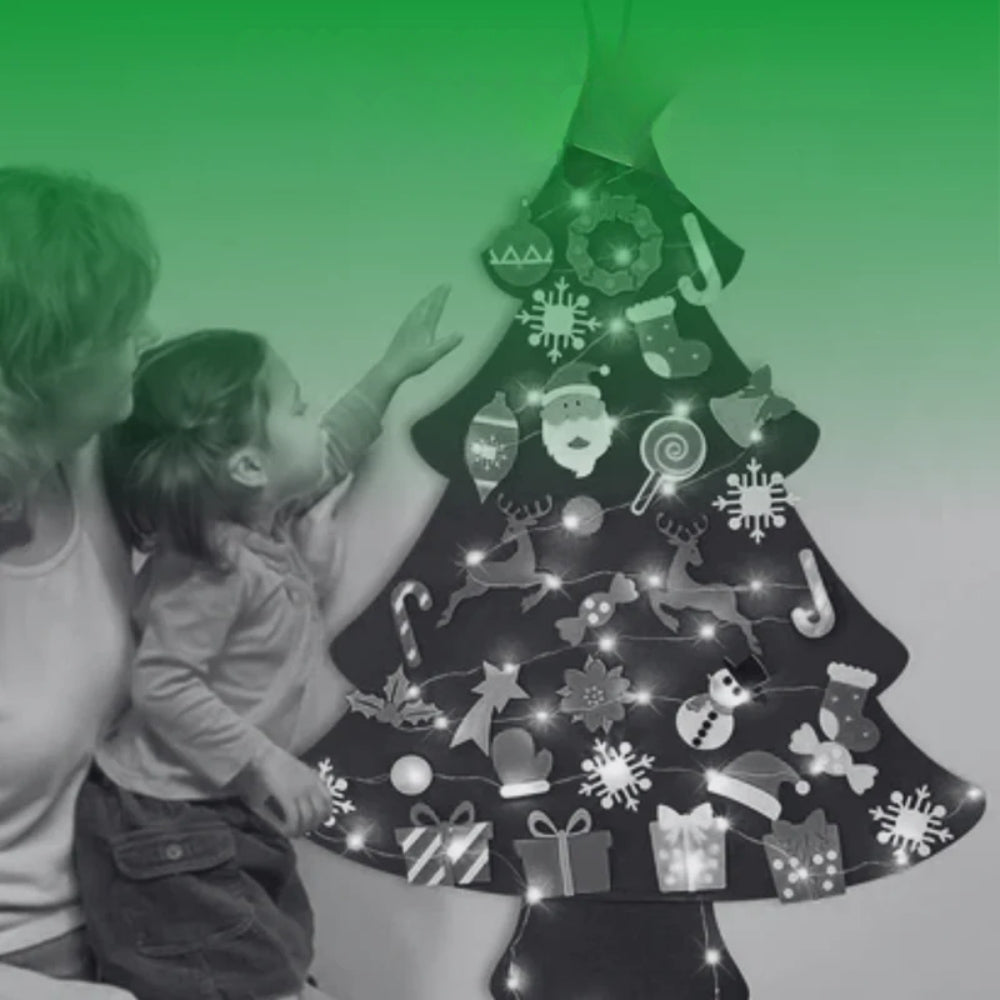 Huopajoulukuusen™ interaktiivinen koriste lapsille