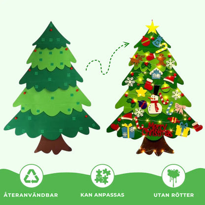 Huopajoulukuusen™ interaktiivinen koriste lapsille