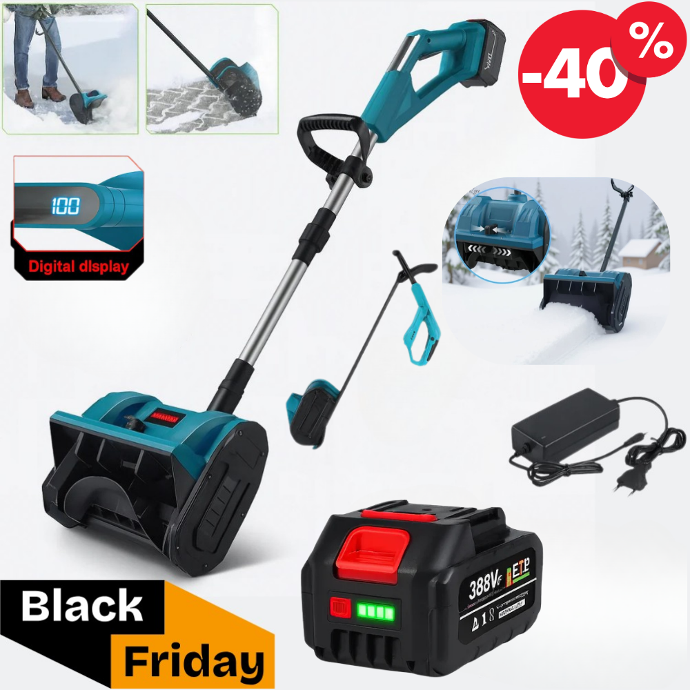 Batteridriven Snöskovel