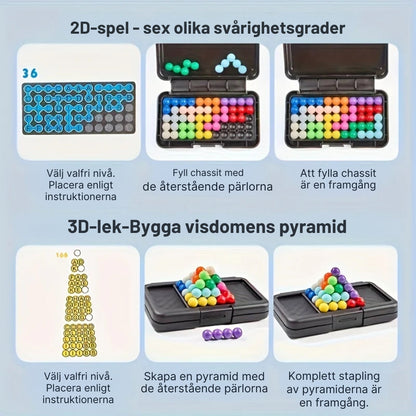 Hjärnstimulerande IQ-pusselspel - 200 utmaningar