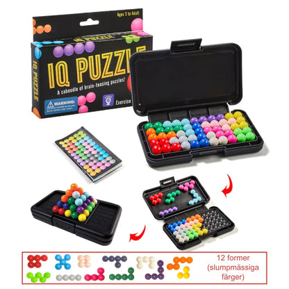 Hjärnstimulerande IQ-pusselspel - 200 utmaningar