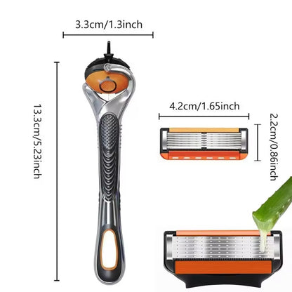 ProShave 6 – 6-Blads Rakhyvlar i 24 / 48-pack Klassisk säkerhetsrakning med sexbladsteknik som ger precision, komfort och lång hållbarhet.