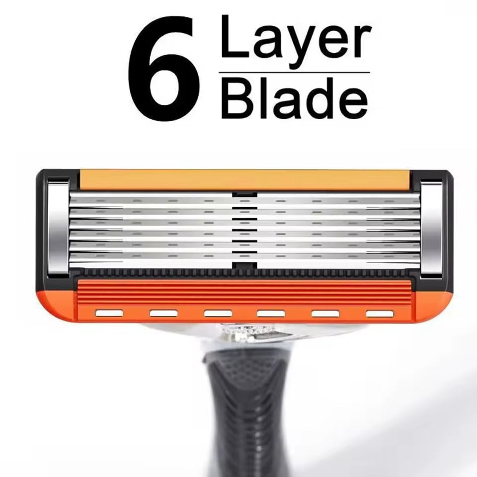 ProShave 6 – 6-Blads Rakhyvlar i 24 / 48-pack Klassisk säkerhetsrakning med sexbladsteknik som ger precision, komfort och lång hållbarhet.
