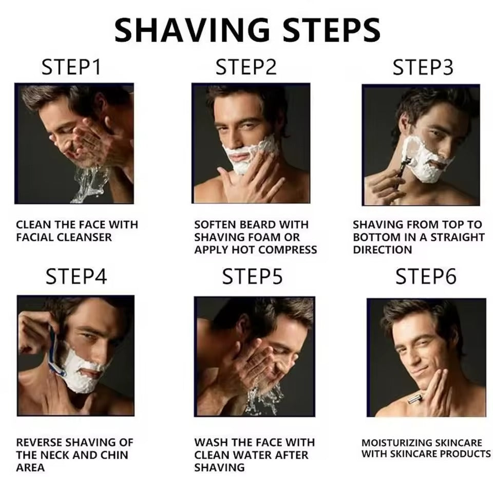 ProShave 6 – 6-Blads Rakhyvlar i 24 / 48-pack Klassisk säkerhetsrakning med sexbladsteknik som ger precision, komfort och lång hållbarhet.