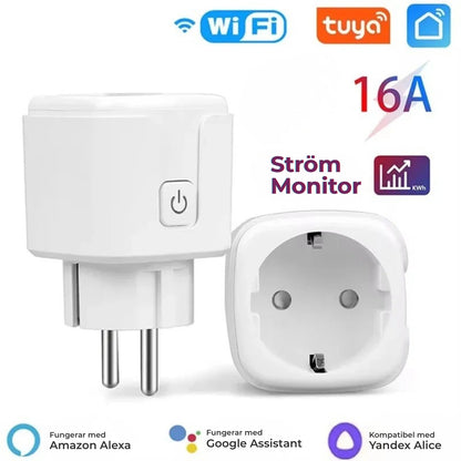 Smart Hemuttag 16A – Kontrollera Enheter Från Var Som Helst