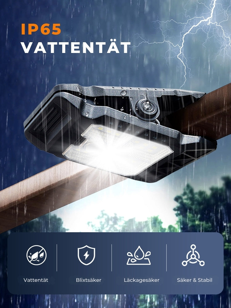 ✨ Osta 2 nyt, saat 1 ilmaiseksi! 🌿 Aurinkokennolla toimiva klipsilyhty liiketunnistimella – Täydellinen puutarhaan, parvekkeelle ja terassille! 🏡