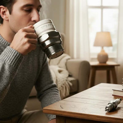 SparkASip™ – Tändstifts-Kaffemugg – Samlarutgåva