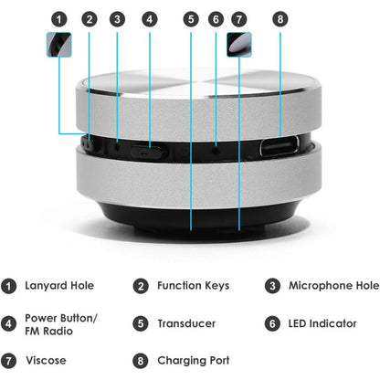 Stickatune™ Benledningshögtalare - Bluetooth 5.0 Mini trådlös ljudbox