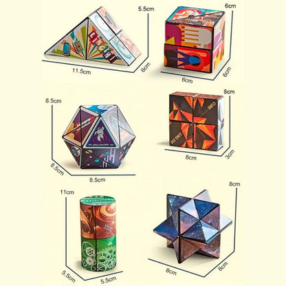 ThinkFold™ 3D Oändlighetspussel | Stressavlastande leksak för kreativt tänkande