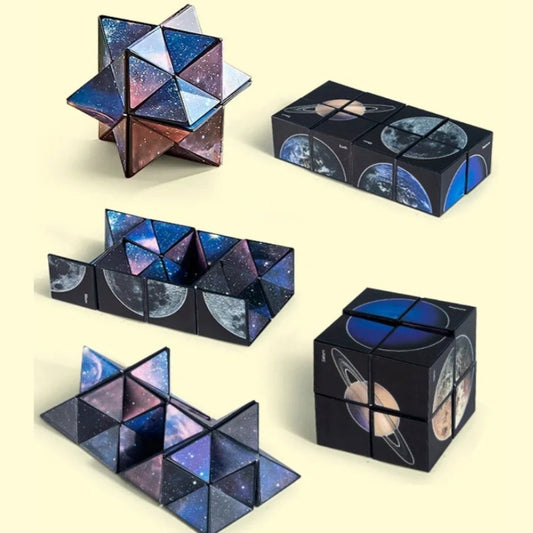 ThinkFold™ 3D Oändlighetspussel | Stressavlastande leksak för kreativt tänkande