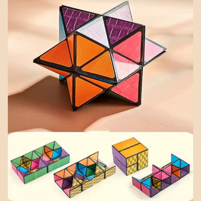 ThinkFold™ 3D Oändlighetspussel | Stressavlastande leksak för kreativt tänkande