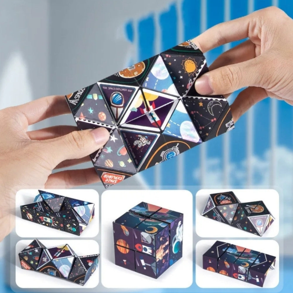 ThinkFold™ 3D Oändlighetspussel | Stressavlastande leksak för kreativt tänkande