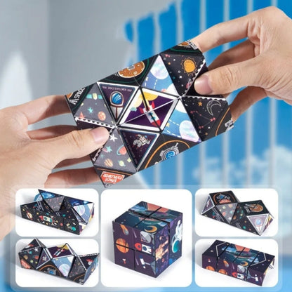 ThinkFold™ 3D Oändlighetspussel | Stressavlastande leksak för kreativt tänkande