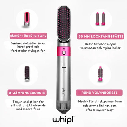 Whipl™ AirStyler + GRATIS opzetstycken